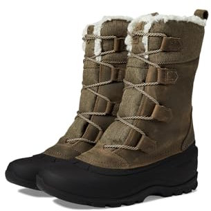 Kamik Snowgem Winterstiefel WK2164 für Damen - warme Winterboots - bequeme Schneestiefel für Frauen Beige (Fossil) US6 - GR37