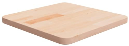 vidaXL Tischplatte Quadratisch Massivholzplatte Eichenplatte Holzplatte Platte Ersatztischplatte 40x40x2,5cm Eichenholz Unbehandelt