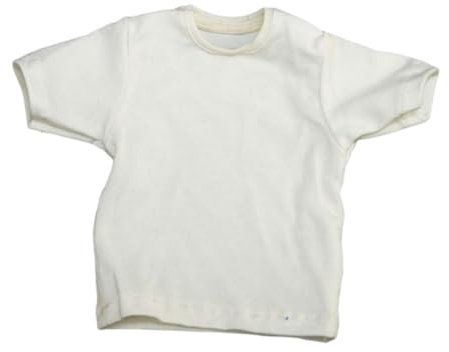 1:6 T-Shirt mit kurzen Ärmeln, Kostüm, handgefertigte Puppenkleidung für 30,5 cm große Damen- und Herrenfiguren, Weiß