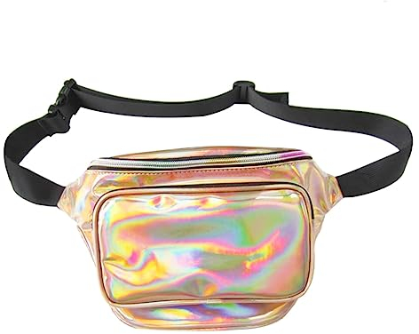 GALPADA Hüfttasche für Damen Umhängetaschen für Damen sportliche Brusttasche für Frauen Zubehör zum Aufhängen von Autos gürteltasche Brusttasche mit Hologramm Straße Fräulein
