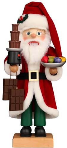Christian Ulbricht Nussknacker Weihnachtsmann Schokobrunnen - 48,5 cm