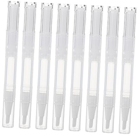 Angoily 21pcs Manicure Accessories Set Empty Nail Oil Pen Cuticle Oil Pen Lip Gloss Tube Fill Paint Anywhere