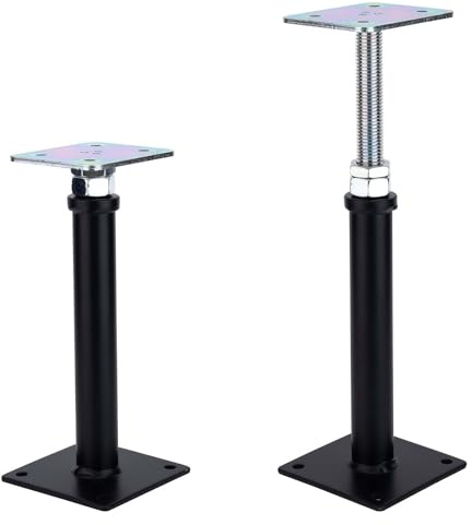 Adjustment Floor Jack Post Floor Jack Lift Supports 8.5-12.5 Inch Adjustment Range, Mini Screw Jack, Telescopic Jack for Temporary Support 2-Pack.