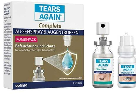 TEARS Again Complete Augenspray & Augentropfen 2X10 ml