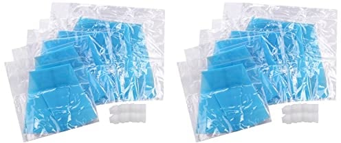 Koanhinn Silicone Syringe Bags, 3 Sizes, Reusable Syringe Bags for Baking Biscuit Cakes (12 + 14 + 16) - Pack of 12 Bonus Syringe Couplings