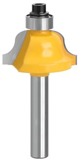 Wilsnsun Roman Ogee Router Bits, 9/16-Inch 1/4-Inch Shank MC01062HX with Bearing, 2 Flute, Tungsten Carbide, Alloy Steel