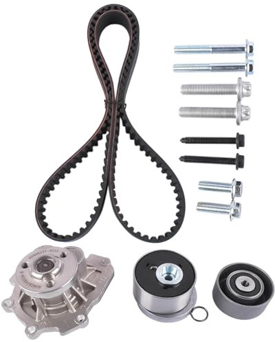 Woosphy Zahnriemensatz mit Wasserpumpe Ersatz für Astra G H J Corsa D E Insignia A Vectra C Zafira B 1.6 1.8 530072430 71739873 55555653