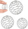 3Stück Edelstahl Shaker Kugel, Stainless Steel Mixing Flaschenmischer Ball Kugel Protein Mixer, Sport Fitness Shaker Eiweiß Shaker Bottle Cup Wire Whisk, Mixer Shaker Ball für Protein Blended Getränke