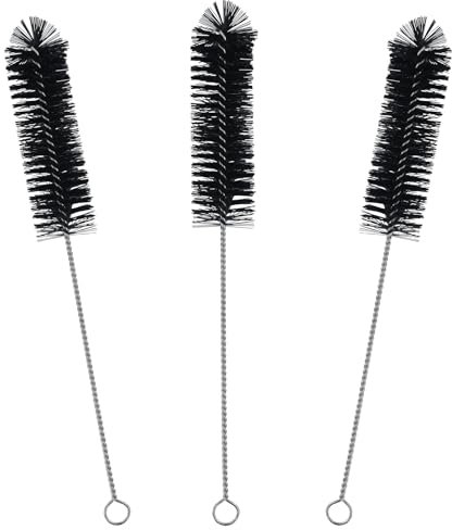 3 Reinigungsbürste für Brühgruppen zur Kaffeevollautomaten & Kaffeemaschinen innenreinigung Nylon-Bürsten 20 & 25mm