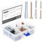 Knpwer 210 Pcs Pince Cheville Molly Moly Placo a Metalique, Expansion pour Placoplâtre Gypsum Gips, Cheville Parapluie Métallique,Excellent kit d'ancrage Mural Creux