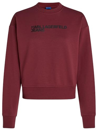 Karl Lagerfeld Jeans Damen Regular Essential Logo Sweatshirt