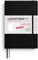 LEUCHTTURM1917 372621 Wochenkalender & Notizbuch Medium (A5) 2026, 18 Monate 07.2025-12.2026, Softcover, Schwarz, Deutsch