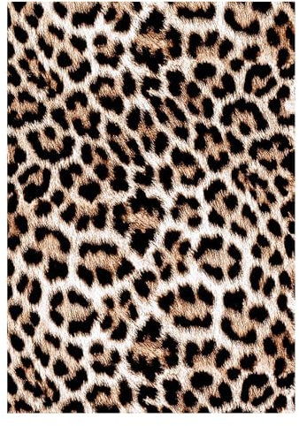 Cheetah Pattern Iron-On Sheets - Animal Print Vinyl Roll, Leopard Design Vinyl |, 12 x 10in Leopard Print Adhesive for Home Decor, Decorative Roll for Crafting Projects, for Fu