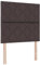 vidaXL Boxspringbett mit Matratze Dunkelbraun Kleines Doppelbett Stoff