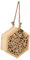 CVUTOVO Outdoor Holz Insektenhaus Sechseckiges Bienenhotel für Garten Hängendes Insektennest Design aus Holz Fördert das Ökologische Gleichgewicht im Außenbereich Langlebig und Zuverlässig