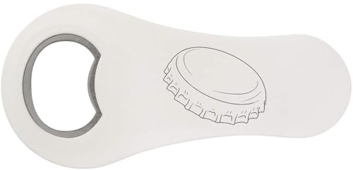 Azeeda 'Simple Bottle Cap' Bottle Opener Fridge Magnet (BO00094078)