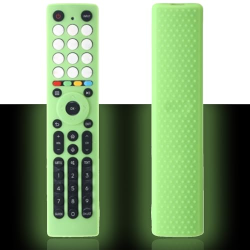 Luminous Green Remote Case Fit for Hisense EN2K36H Remote Lightweight Anti-Slip Skin-Friendly Silicone Skin Sleeve