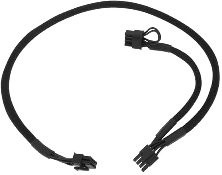 SG Store Modulares Netzteilkabel 8-Pin CPU auf Dual PCIe 6+2 Pin für Grafikkarte 60+20cm Kompatibel mit Thermaltake Toughpower