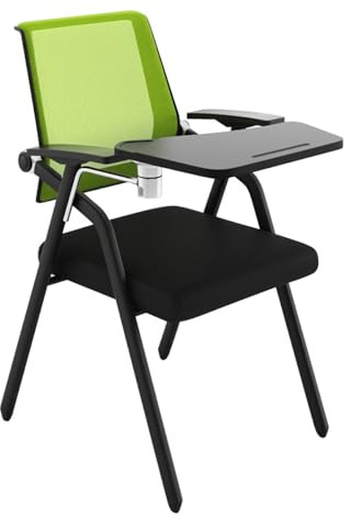 Cact Folding Office Chair with Writing Tablet Comfortable Design for Meetings Worhops and Conferences - Lightweight and Portable Seating Solut