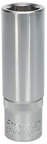 Sealey S1216D Walldrive Socket 16Mm Deep 1/2Sq Drive