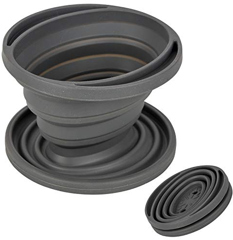 Bo-Camp Camping Kaffee Filter Tütenhalter Tee Bereiter Faltbar Silikon #2