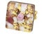 Glass Of Venice Anillo Ajustable Cuadrado Reflejos Venecianos - Oro Morado