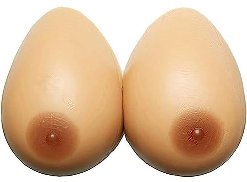 ZCOINS 1 Paar Symmetrische Tropfenförmig Silikon Brüste Fake Brüste Brustprothesen Silikonbusen für Mastektomie Crossdresser Transgender