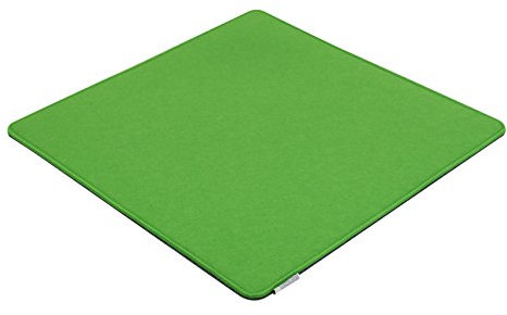 7even Filz Auflage 50 x 50 cm für z.B. Cube Hocker Grün/Grau - Beidseitig 4mm/4mm