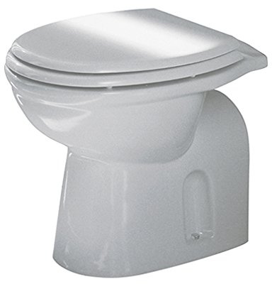 Sanitaires Bain Pot WC Water à terre, cache-pot en bois MDF, Karla Rak