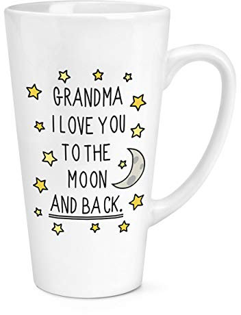 Grandma I Love You to The Moon and Back 17oz Large Latte Mug Cup