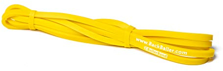 Exercise Resistance Bands X-Light (Yellow). Pull Up Assistance Bands, Long Power Workout Rubber Bands, Strength Heavy Duty Exercise Bands for Powerlifting Stretching Fitness Training
