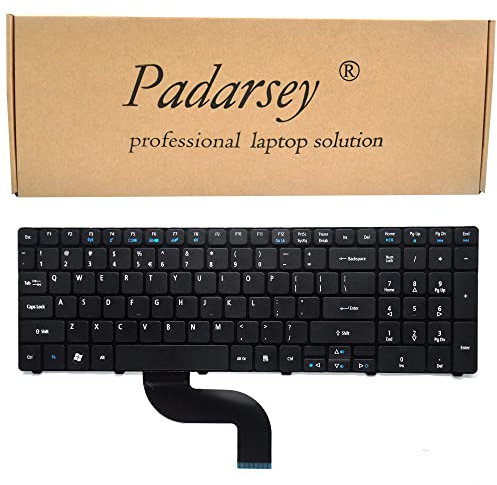 Padarsey Laptop Replacement Keyboard Compatible for Acer Aspire 5250 5251 5253 5336 5551 5552 5560 5733 5733z 5736Z 5738Z 5740 5741 5742 5750 5750G 5810 7741 7551 Series US Layout