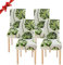 Jaotto Stuhlhussen 4 Stück Universal, Stuhlhusse Stretch 4er Set Moderne, Stuhlhussen Schwingstühle Elastische Langlebig Stuhlhussen für Esszimmer Bankett Deko,Blätter Beige