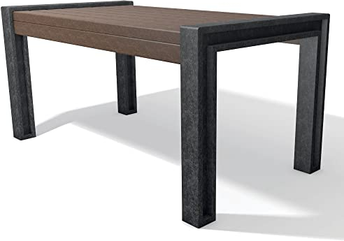 hanit® Hyde Park Gartentisch, wetterfester Tisch für den Außenbereich (1,95m)