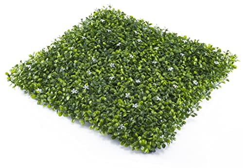 Mugar- Jardines Verticales Artificiales para Decoración Interior y Exterior- 100 x 100 Centímetros- Flora Artificial de Pared (Modelo Jazmín)