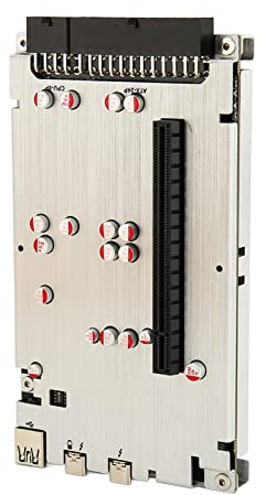 PUSOKEI TH3P4G3 Laptop-Grafik-Dockingstation, Externe Laptop-Grafikkarte aus Aluminiumlegierung, Plug-and-Play mit SFX- und ATX-Halterungen, 20V3A 60W-Aufladung und PCIE3.0X4
