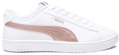 PUMA Scarpe Rickie Classic JR Bianco/Rosa Gold Bambine E Ragazze (37.5)