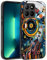 YUXING Funda para Honor 70 Lite 5G / Honor X6 / Honor X8 5G - Diseño de Patrón Geométrico Arte Abstracto Vidrio Carcasa, Antichoque Anti-Slip Anti-Scratch Case (Abstact Art,01)
