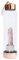 BenZen Roségoldene Kristall-Wasserflasche mit Rosenquarz innen, auslaufsichere Flasche und abnehmbarer Kristall, 550 ml
