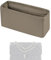 XYJG Seide Handtasche Einsatz Organisator für Chanel CF Classic Flap, Luxuriöser Tasche Einsatz, Behalten Sie die Form der Tasche bei, Leicht (Gris tourterelle, CF Maxi)