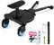 ENERHUB Buggy Board mit Sitz, Kinderwagen Trittbrett, Anpassbare Pedale Buggy Board für alle Kinderwagen, Trittbrett für Kinderwagen Universal für Kinder von 2-6 Jahren, Blaues Rad