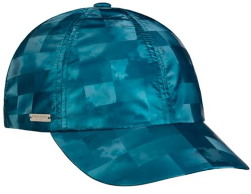 Seeberger Shiny Boxes Anti-Rain Cap Basecap Baseballcap Damencap (One Size - blau)