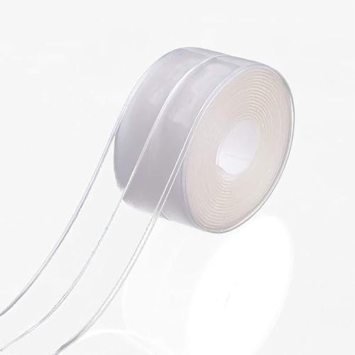 Yuexitech Joint Salle De Bain Transparent, Ruban Joint Baignoire, Joint Plan De Travail Cuisine, Joint Adhesif Anti-moisissure Pour Salle De Bain Toilettes Cuisine évier, 38mmx3.2m