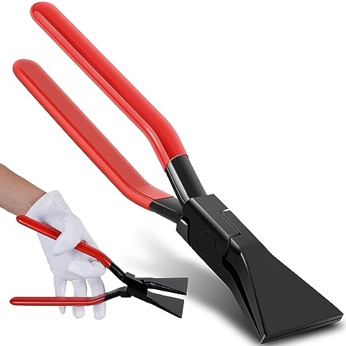 Pince à Plier à 180° - Droite, à Chanfreiner, Large Pour Tôle - Mâchoire 60 mm - Outil de Couvreur Pour Pliage Extrêmement Précis