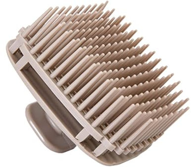 Shampoo-Kamm, Haushaltsmassage, Silikon-Shampoo-Bürste, Reinigungskamm, Kopfhaut-Massagekamm, Badewerkzeuge Pate Food (C, One Size)