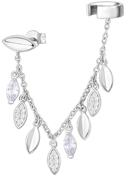 Rosato Damenohrringe aus Silber | Kollektion Gaia - RZGA52, 50mm, Silber, Zirkon