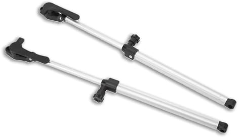 Soporte de puntal de ventana para RV de 2 piezas, varilla telescópica de elevación de ventana de caravana de 310 a 435 mm, puntal de elevación de ventana de aleación de aluminio