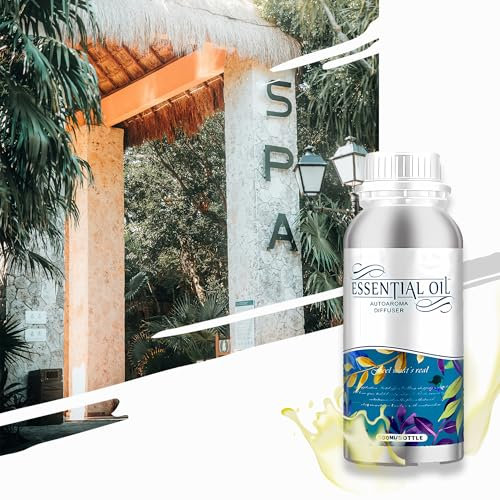 ALMA® Ätherische Öle Shangri-La 500 mL - Wilder Potpourri- & Moschusduft - Duftöl für Diffuser mit Jasmin & Lorbeer - Aromatherapie Öl Nachfüllung - Ätherische Öle Naturrein für Luxus Ambiente