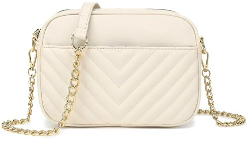 SIVENKE Damen Handy Umhängetasche Klein PU Leder Crossbody Bag Damen Schultertasche Handytasche Stylisch Handtasche Damen mit Abnehmbar Schultergurt