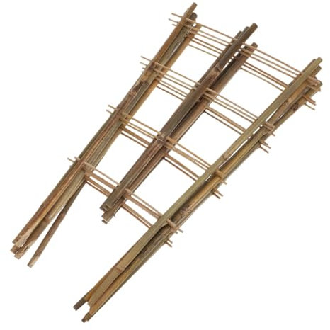 Happyyami Complete Set of Cucumber Trellis 6PCS Ladder Shaped Plant Support for Healthy Growth of Small Plants